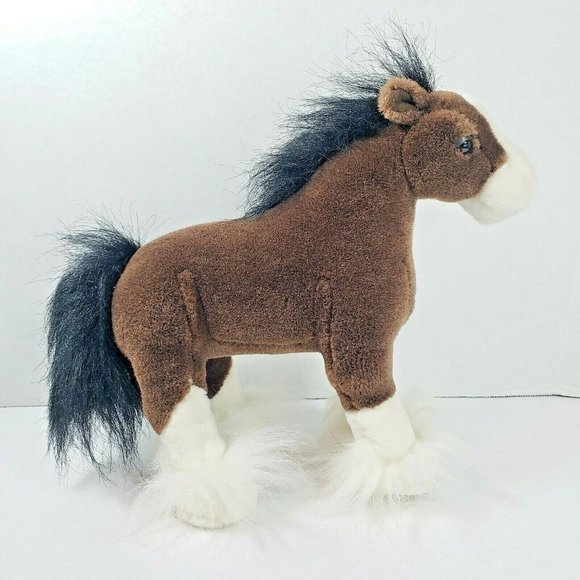 Gund Dale Clydesdale Horse Plush 11" Stuffed - Picture 3 of 11